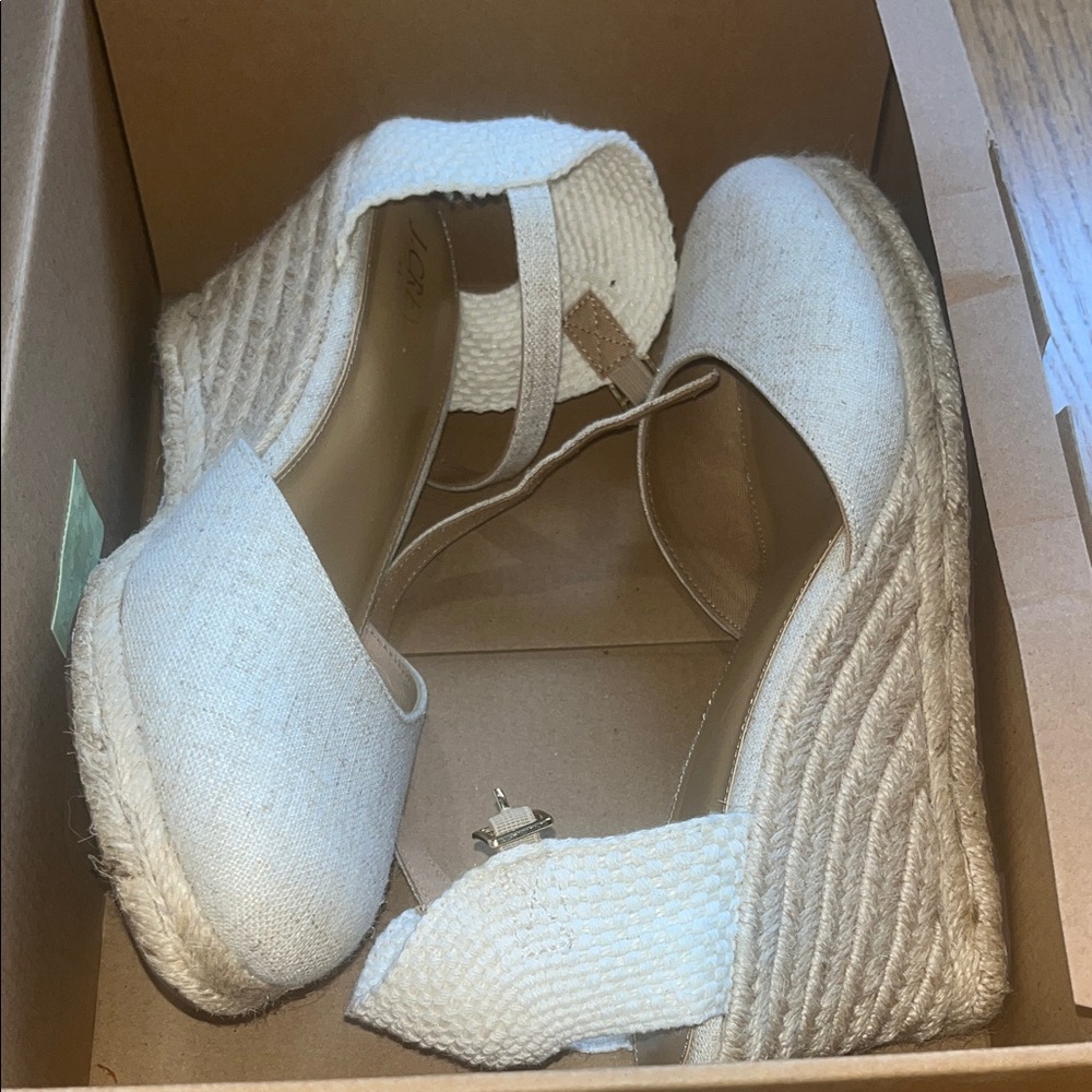 J Crew Espadrille Wedges
